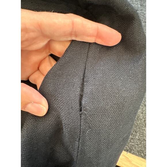 J. Crew Collection Lace Up Linen Dress, Size 2, EUC - Picture 9 of 10